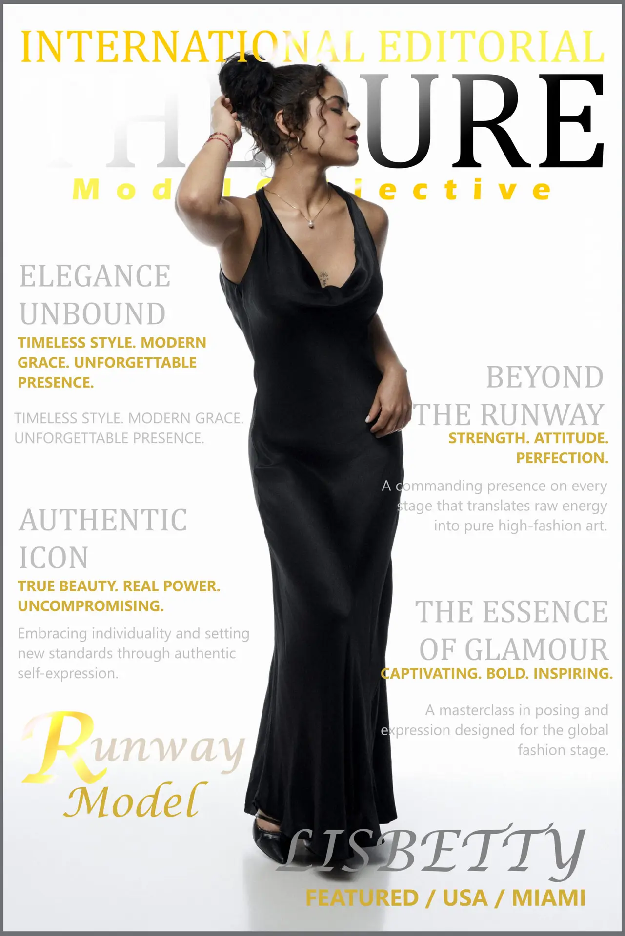 Model, Runway Model Commercial Model Lisbetty Miami Florida USA