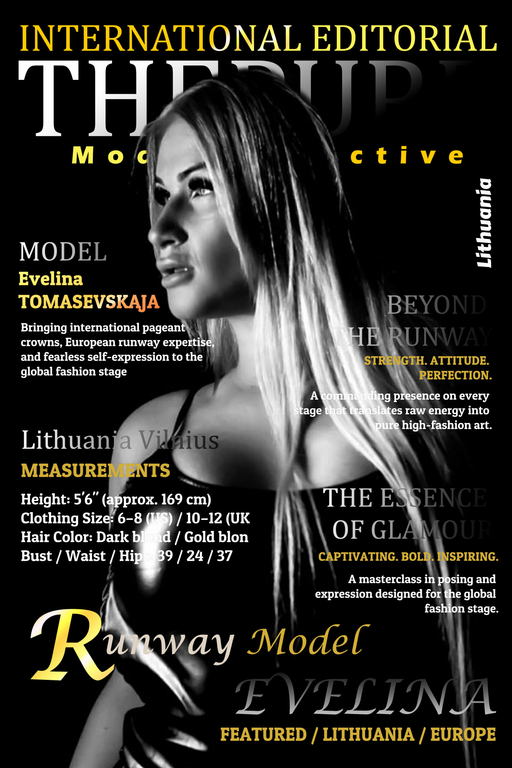 Evelina Lithuania, Runway Model