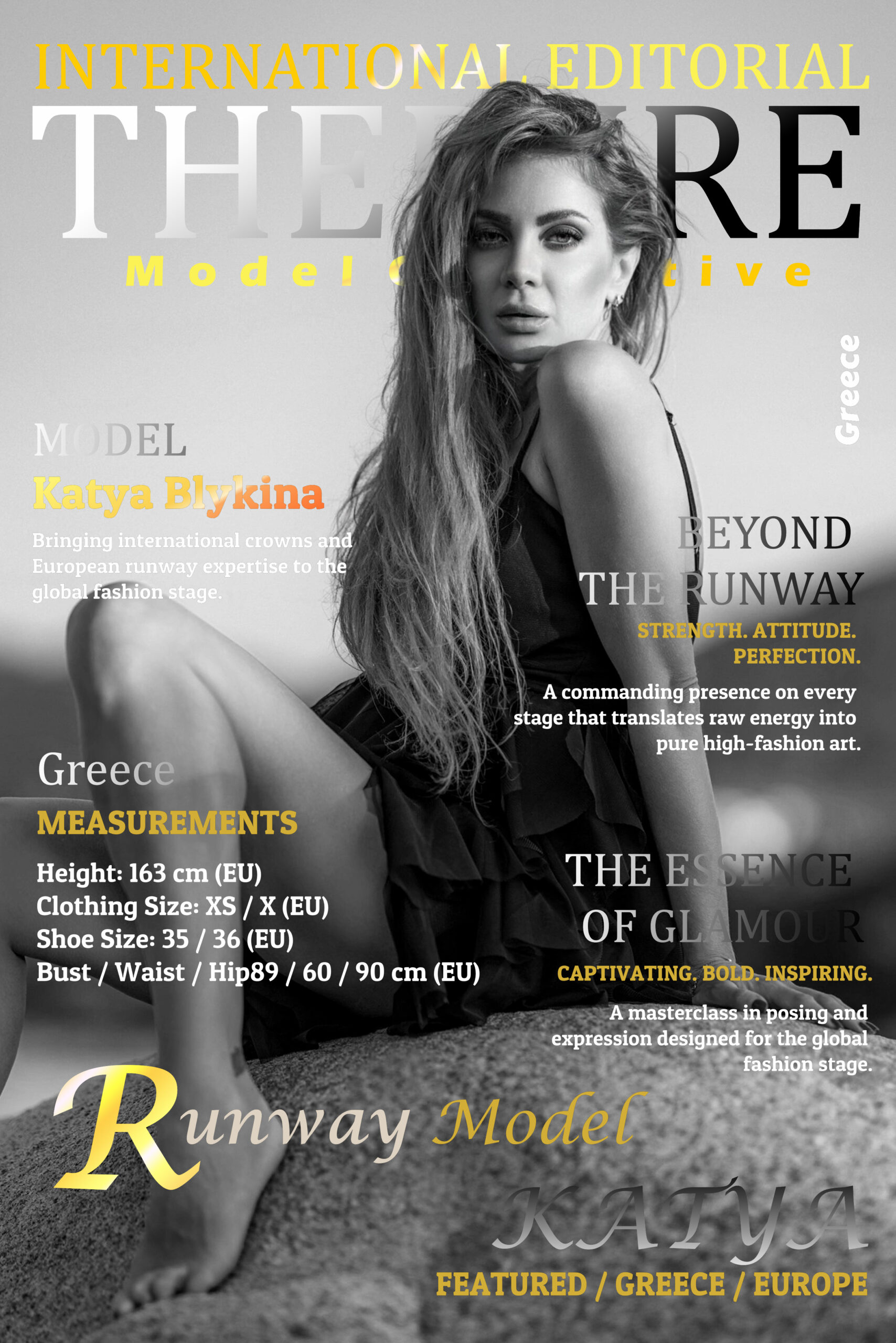 Katya, Runway und Commercial Model Greece