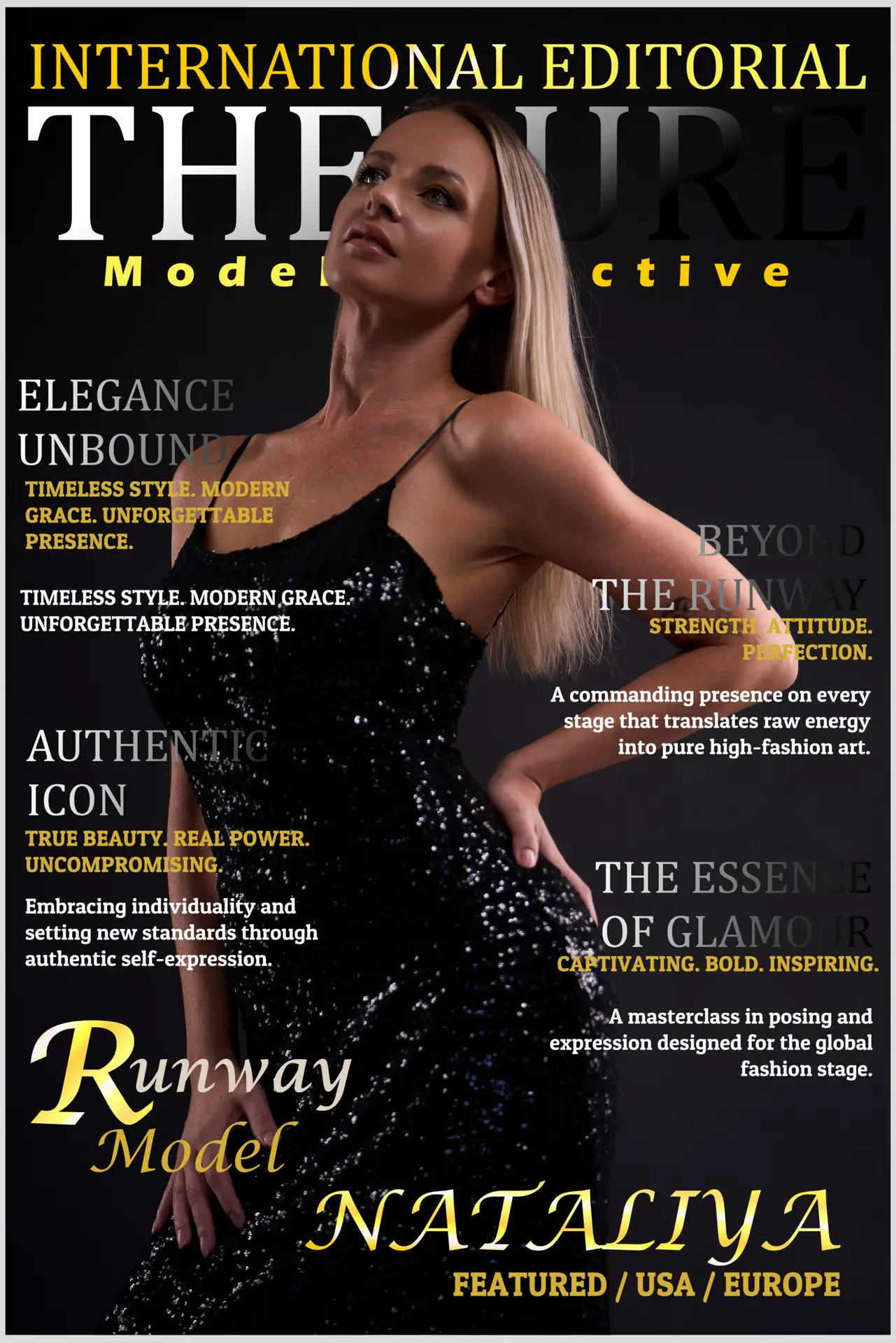 Runway Model Photo Model München